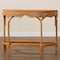 Bali & Pari Wakana Modern Bohemian Natural Brown Rattan Console Table 241-13399-ZORO - alternate 5